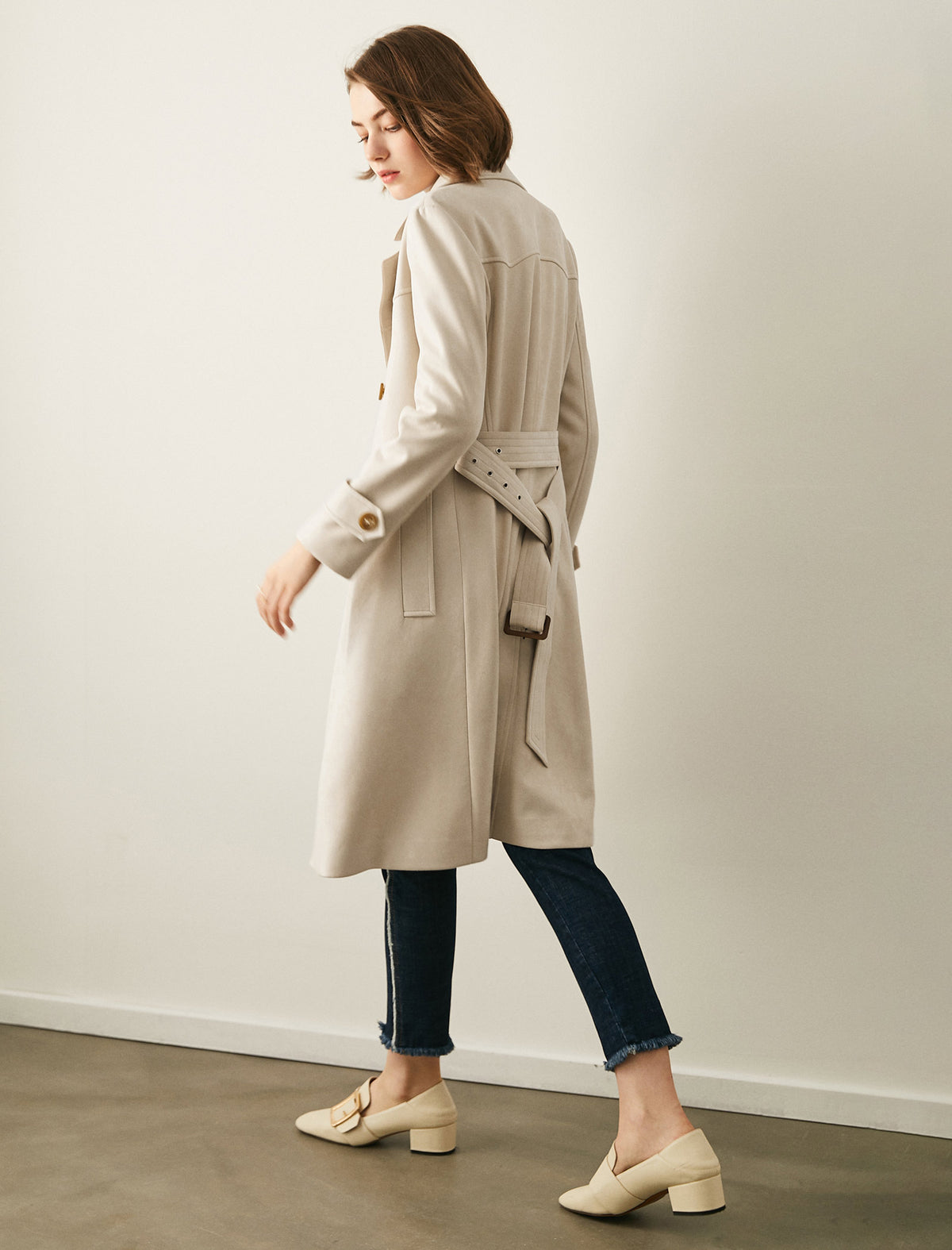 Classic Belted Trench Coat
