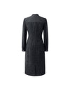 Classic Textured Fitted Dress