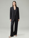 Linen Blend Relaxed Fit Tailored Blazer