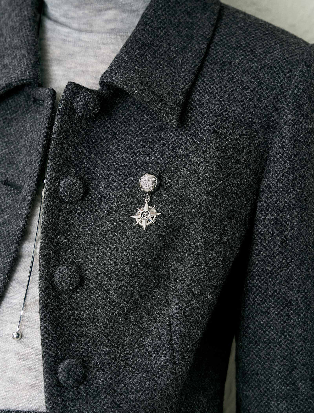 Wool Blend Belted Jacket