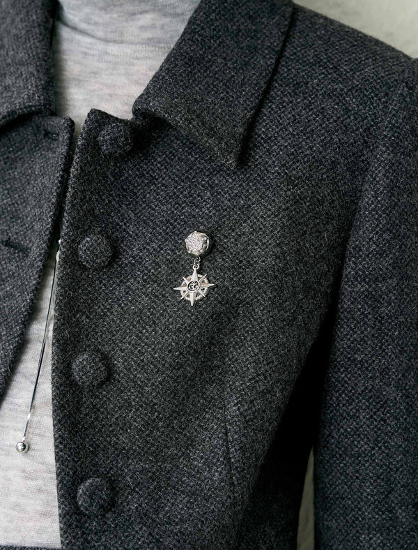 Wool Blend Belted Jacket