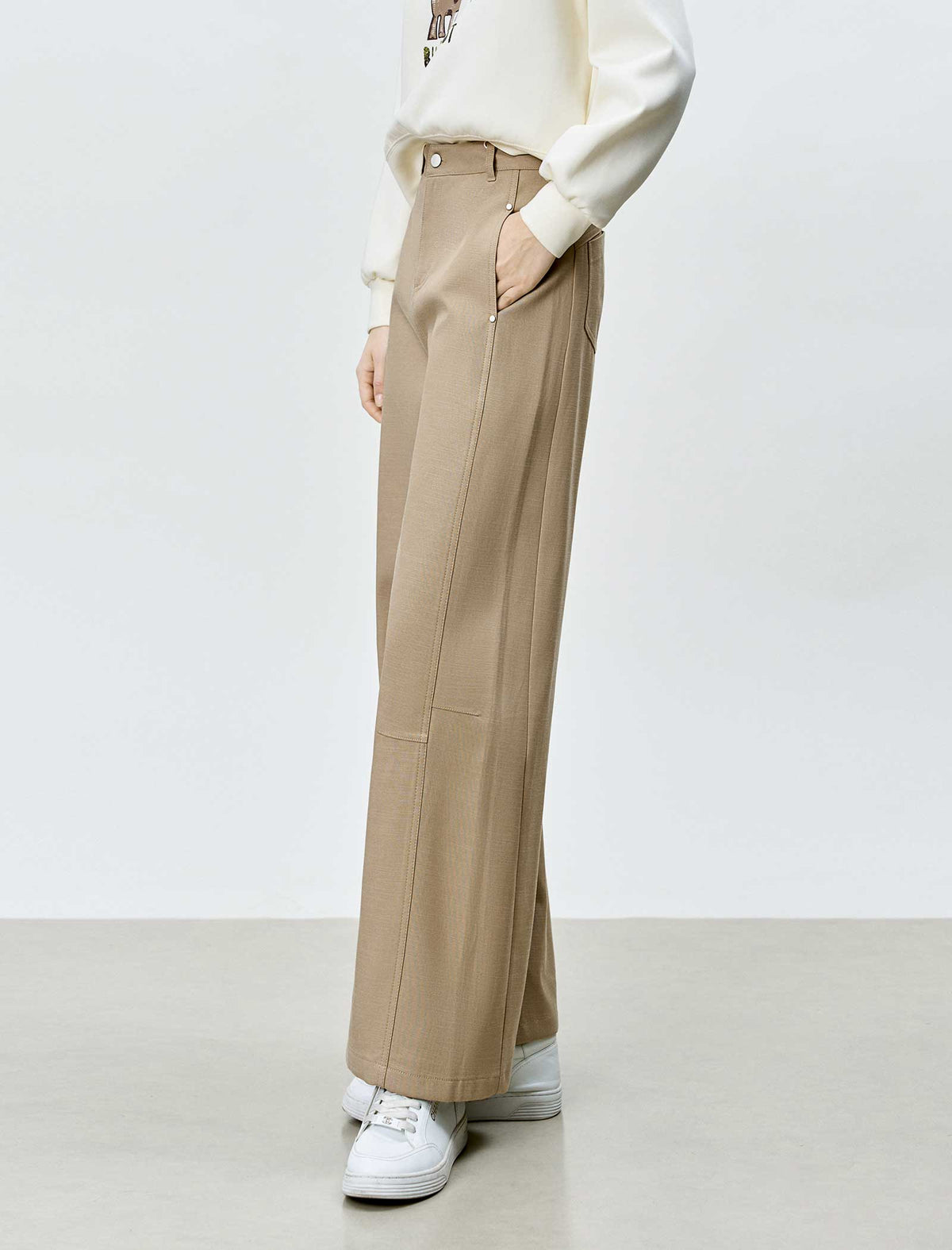 Wide‑Leg Casual Pants