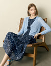 Tencel Floral Polka Dot Maxi Dress