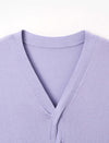 V-Neck Cable-Knit Short Sleeve Top
