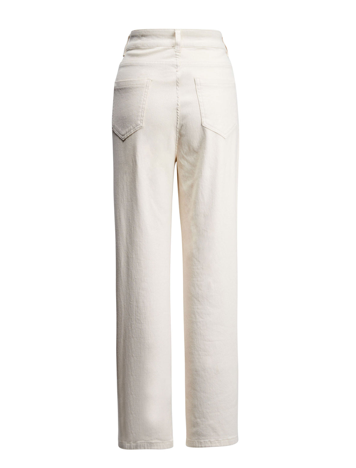 High‑Waist Wide‑Leg Cotton Jeans