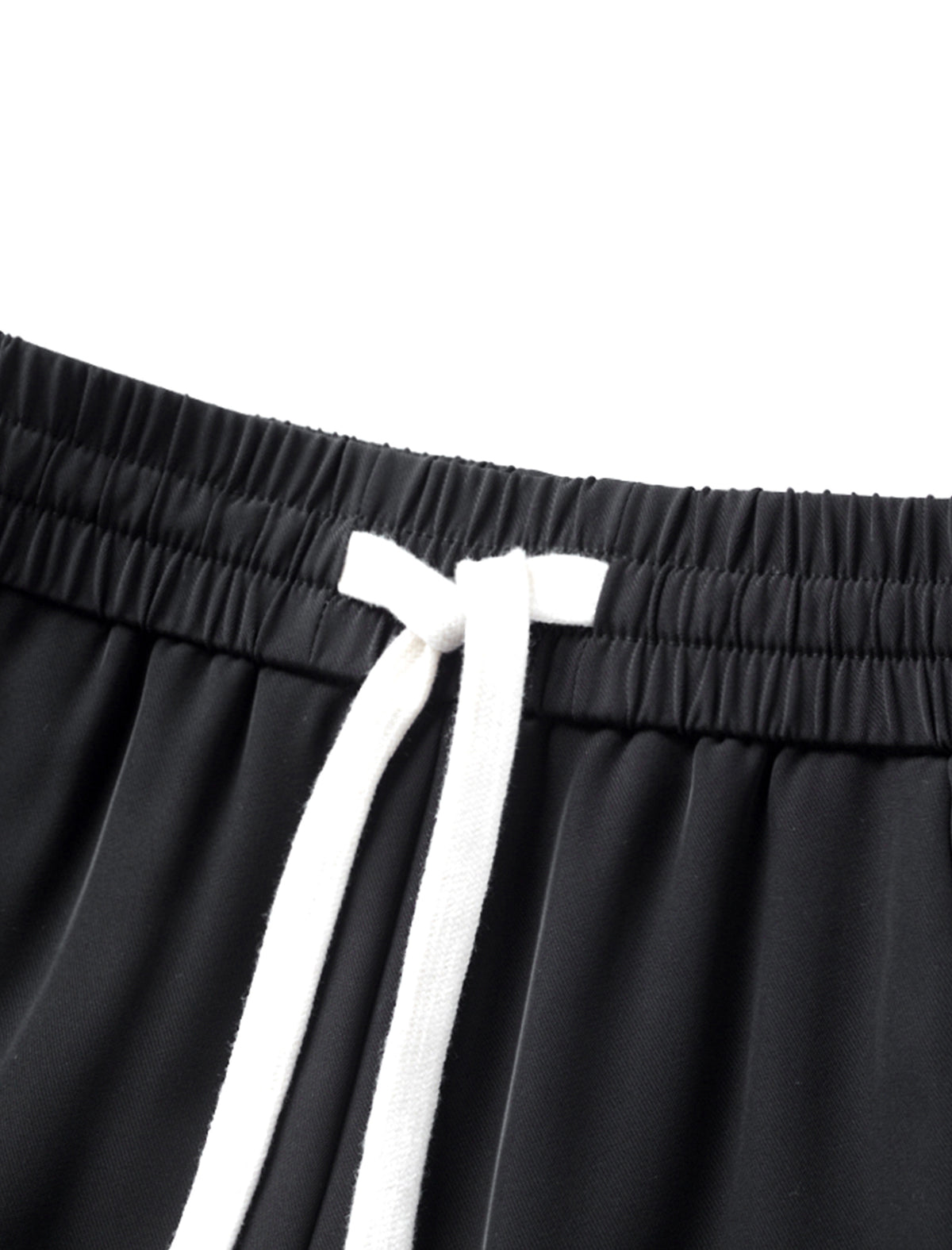 Side-Stripe Drawstring Straight Leg Pants