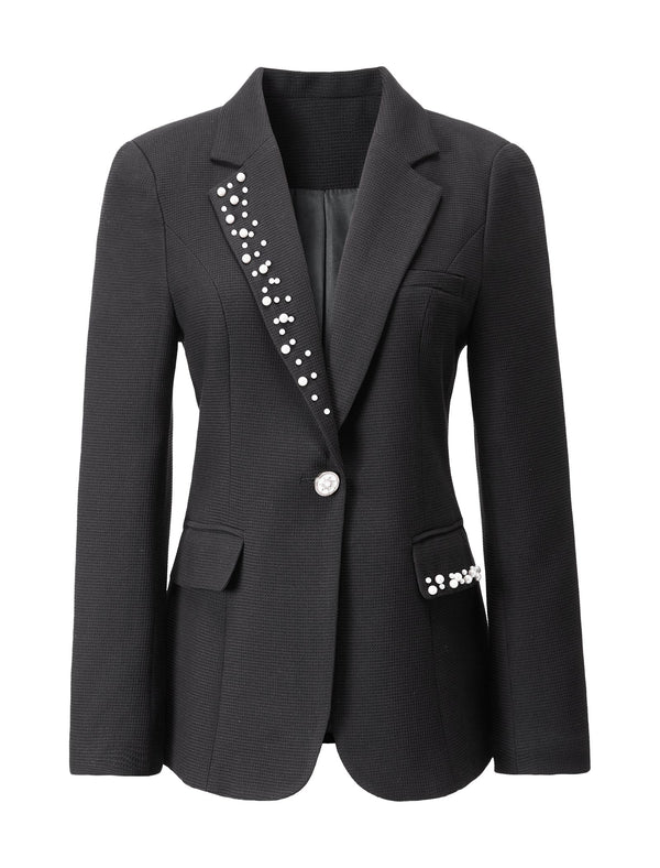 Black Professional Slim Fit Blazer
