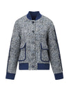 Tweed Wool-Blend Bomber Jacket