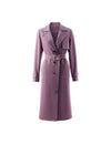 Collared Belted Relaxed Straight-Fit Trench Coat