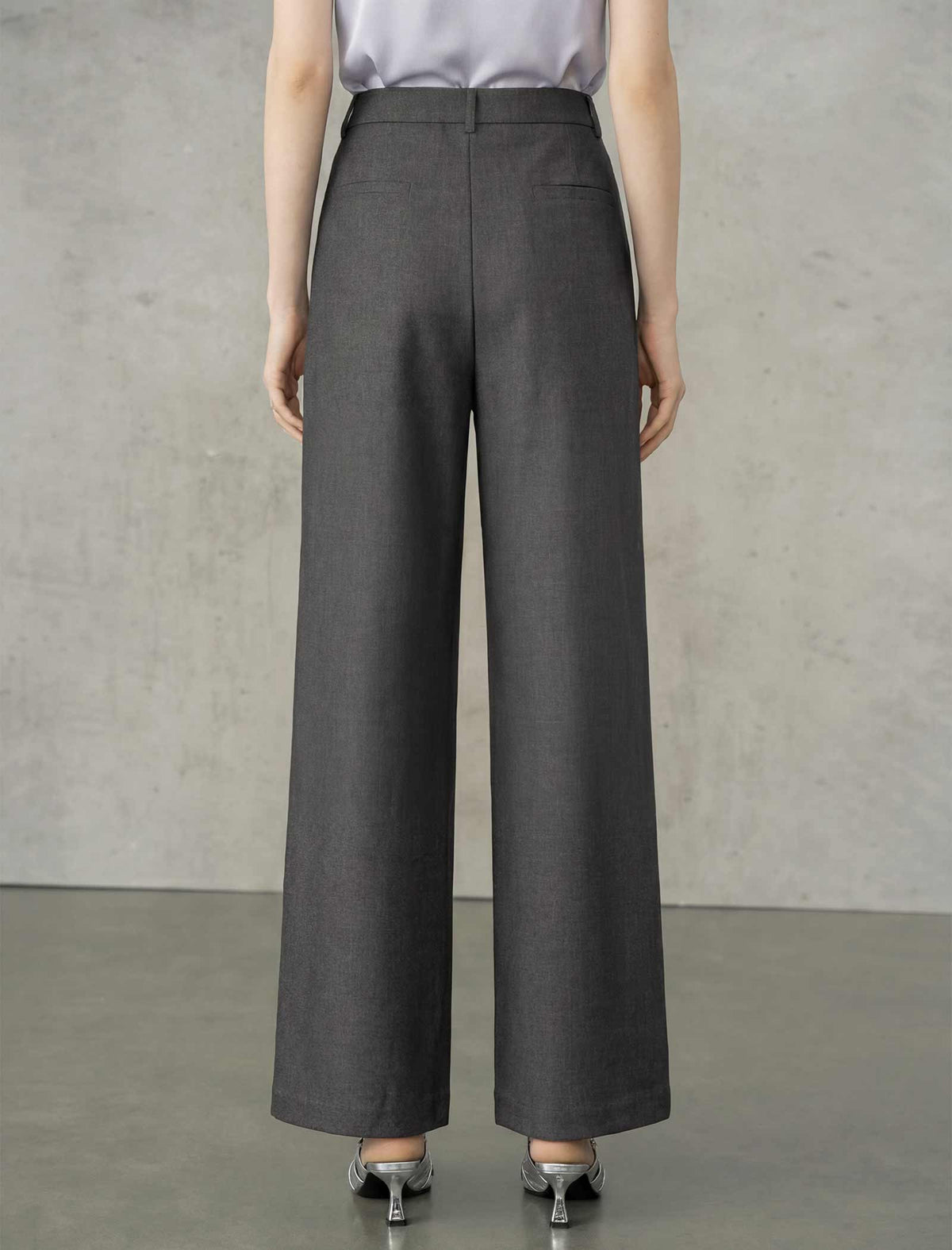 High-Waisted Wide-Leg Pants