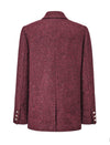 Sparkle Tweed Wool-Blend Blazer