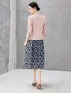 Single Gold Button Fitted Short Blazer