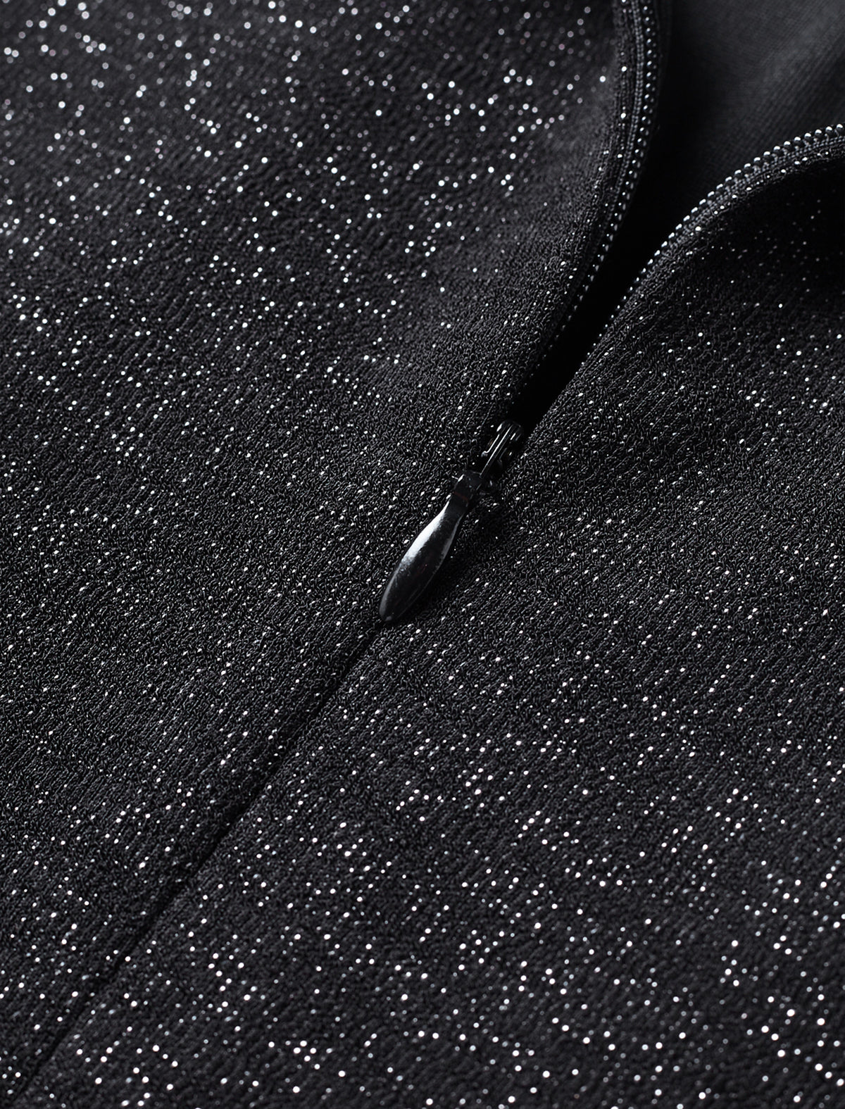 Chain Neckline Sparkle Midi Dress