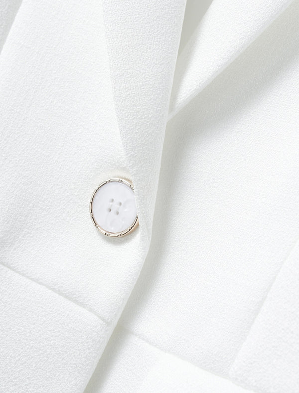 Black Structured Minimalist Professional Blazer