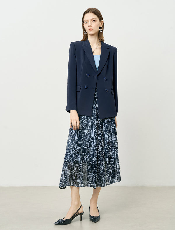 Classic Double-Breasted Blazer