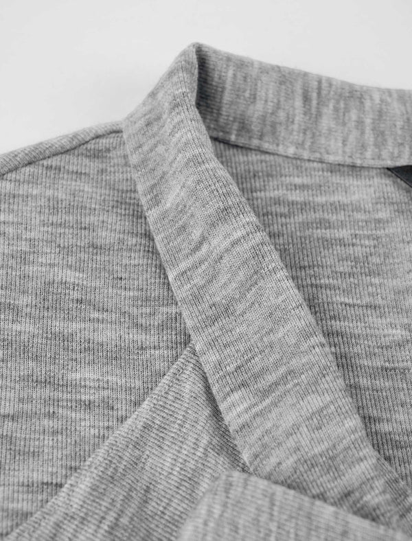 Halter Ruffled Slim Fit Knit Top