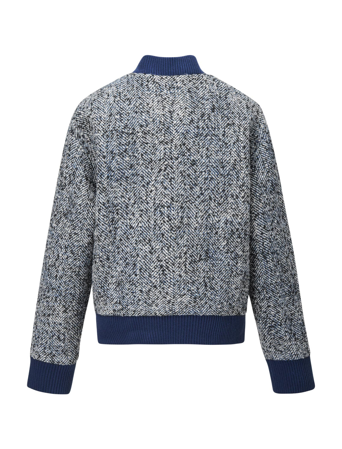 Tweed Wool-Blend Bomber Jacket