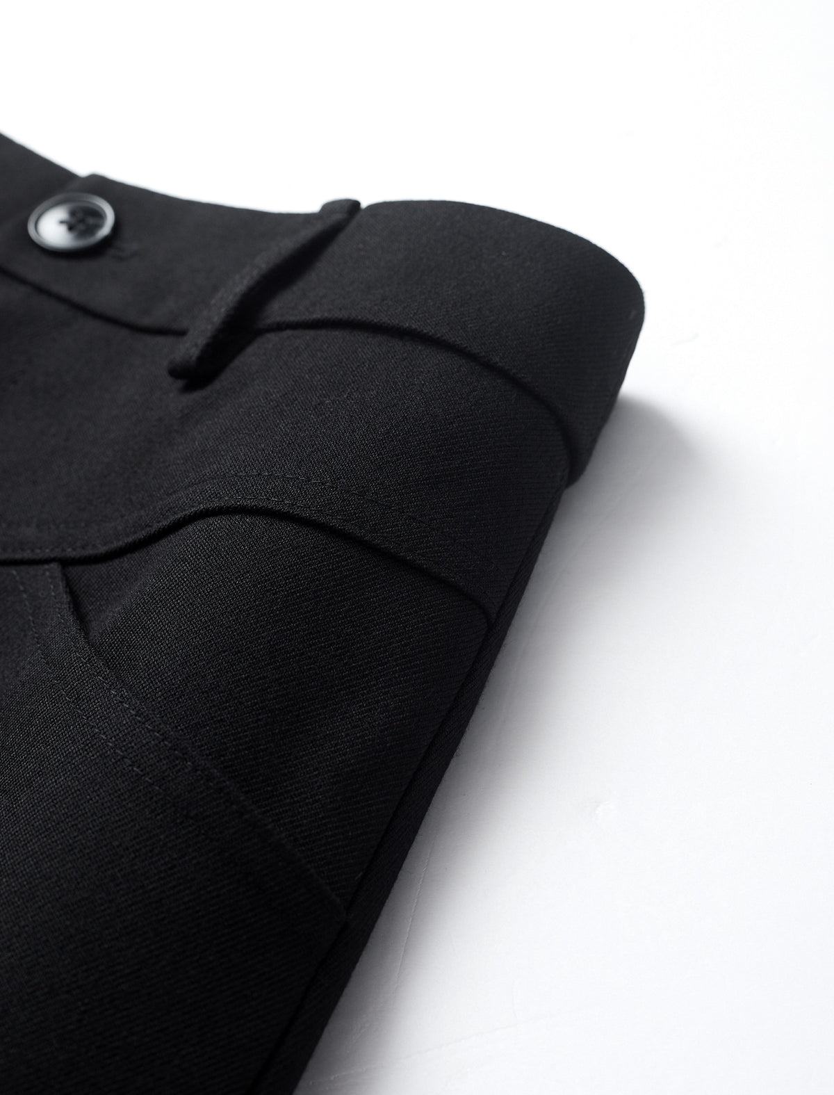 Black Slim Fit Professional A-Line Midi Skirt