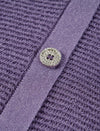 Lavender Scalloped Sleeve Knit Cardigan