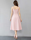 Elegant Square Neck Flare Dress