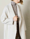 100% Australian Superfine Wool Double-Breasted Coat