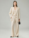 Linen Blend Relaxed Fit Tailored Blazer