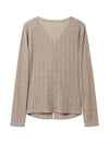 Twisted-Front Knit Top