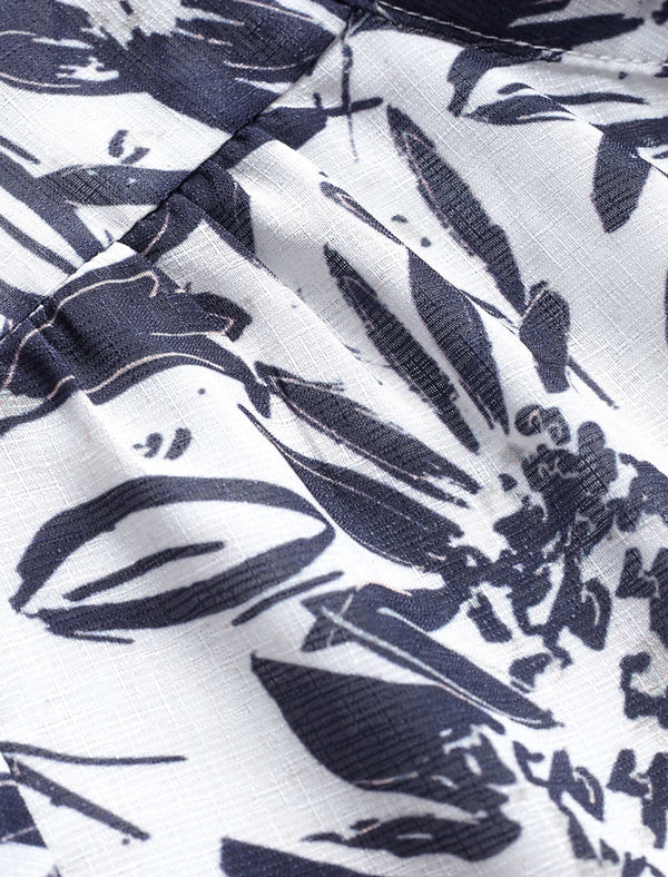 Floral Print Button Down Shirt