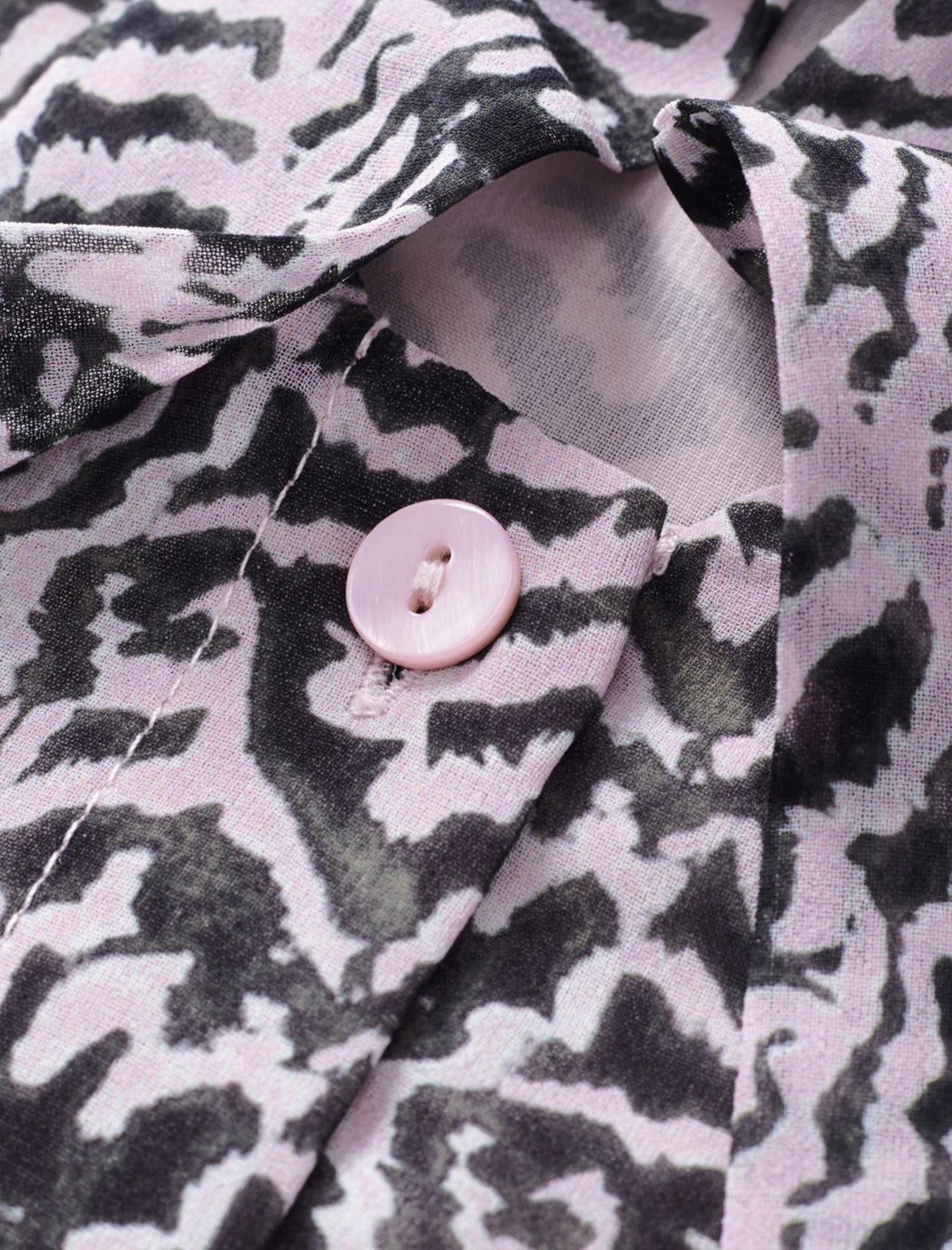 Bow Tie Detail Ruffle Sleeve Blouse