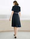 Zip-Up Shirt Dress