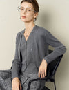 Knit Cardigan and Vest Two-Piece Set