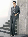 High Waist Wide Leg Full Length Trousers