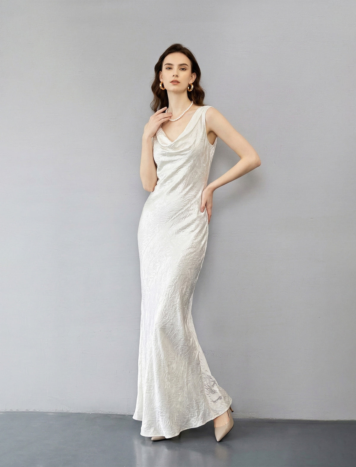 Mulberry Silk Slim Fit Sleeveless Slip Dress