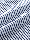Simple Striped Jacquard Button-Down Shirt