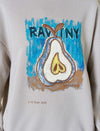 Pear Graphic Oversized Sweatshirt