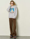 Pear Graphic Oversized Sweatshirt