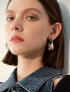 Irregular Curved Hoop Earrings