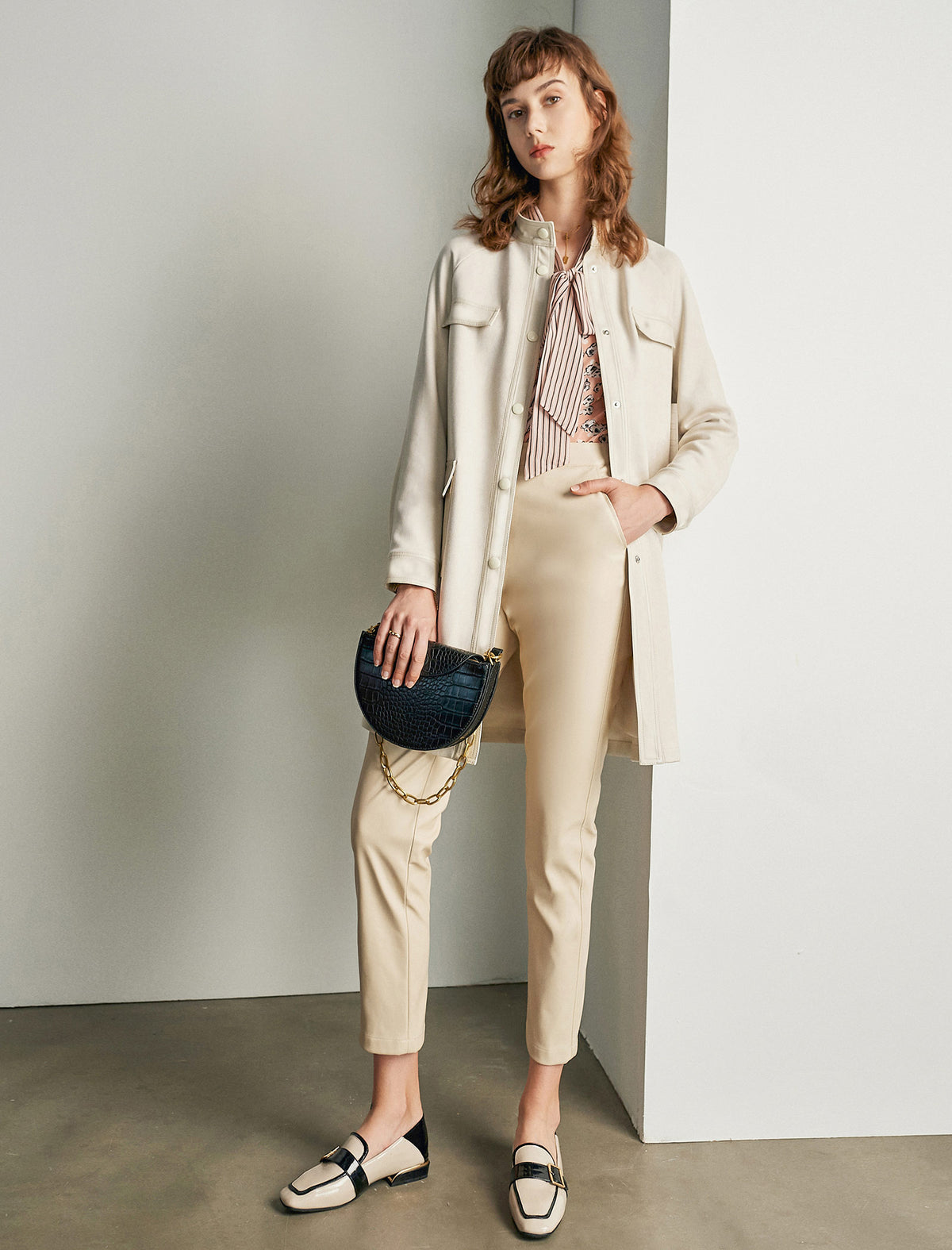 Utility-Style Trench Coat