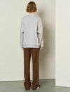 Pear Graphic Oversized Sweatshirt