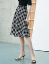 Plaid Lace Skirt