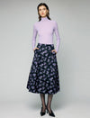 Classic Floral Print Skirt