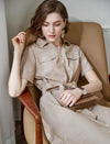 Vintage Short Sleeve Shirt Dress