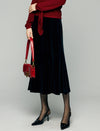 High-Waist Fluid Mermaid Midi Skirt