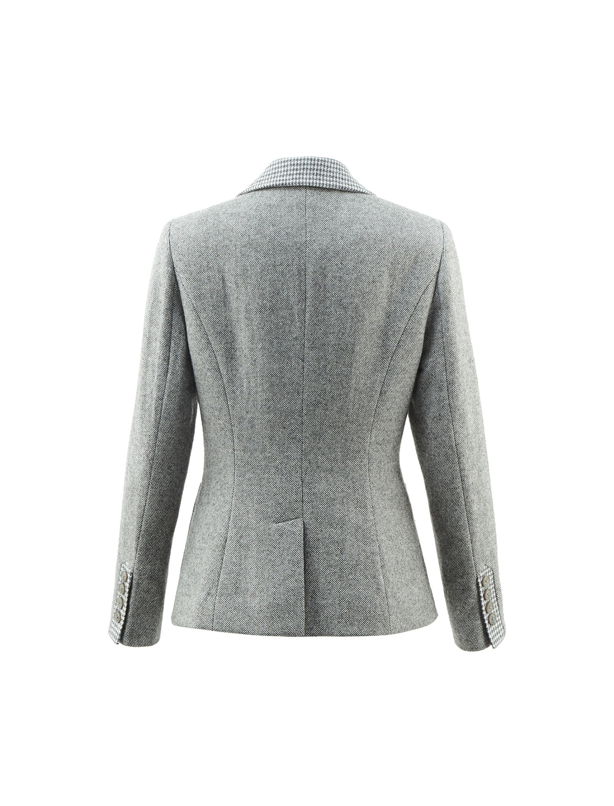 Wool Blend Pocket Blazer
