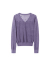 Pointelle Knit Button-Front Cardigan