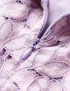 Lilac Lace Mermaid-Hem Dress