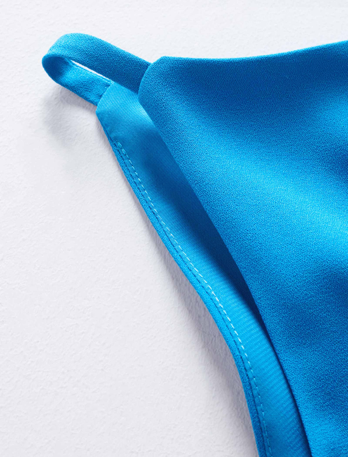 Blue Sleeveless Midi Dress
