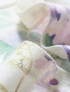Vintage Floral‑Print V‑Neck Knit Cardigan
