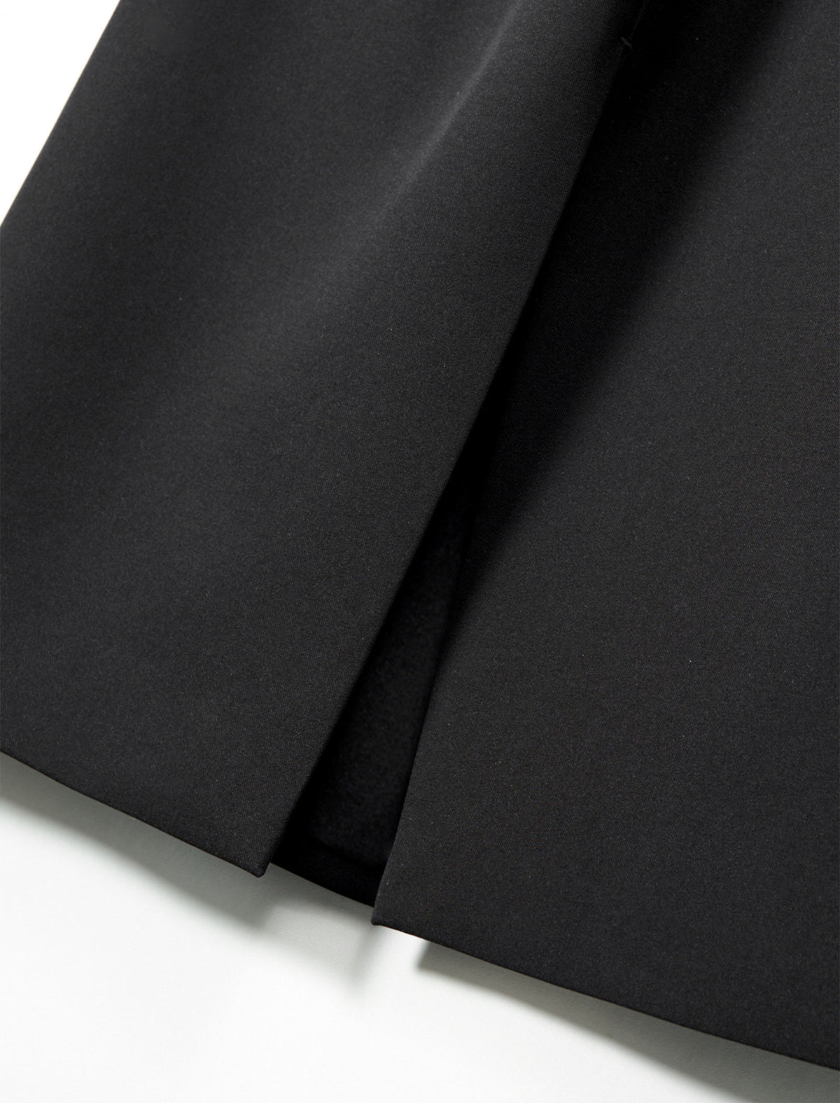 Button Pockets Back Slit High Waist Pencil Skirt
