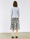 Printed A-Line Skirt